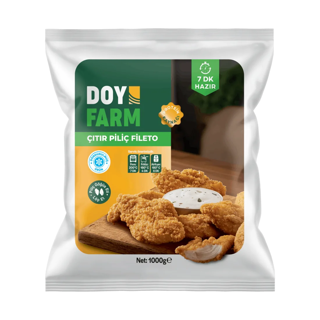 Çıtır Piliç Fileto 1000gr