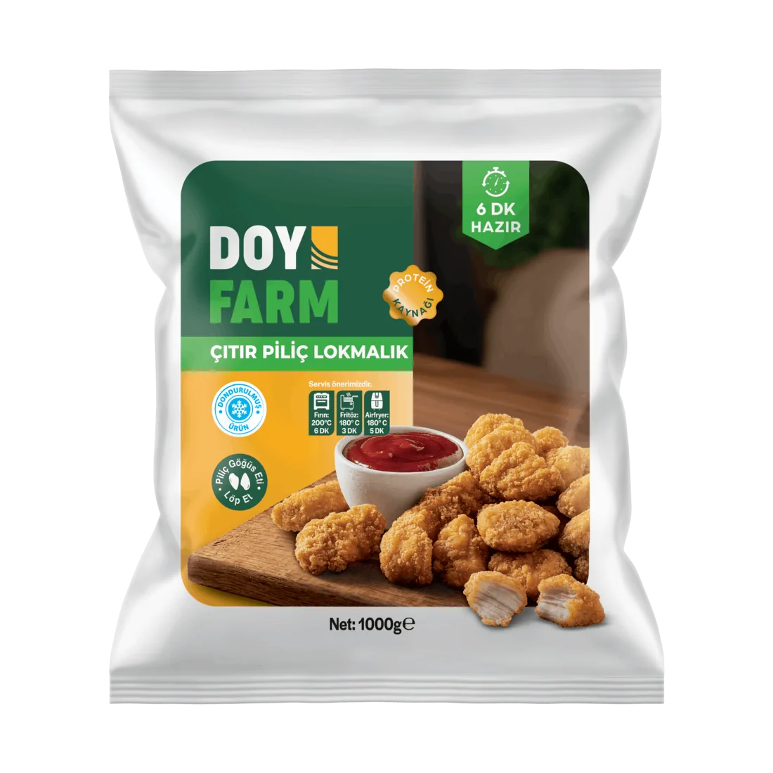 Çıtır Piliç Lokmalık 1000gr