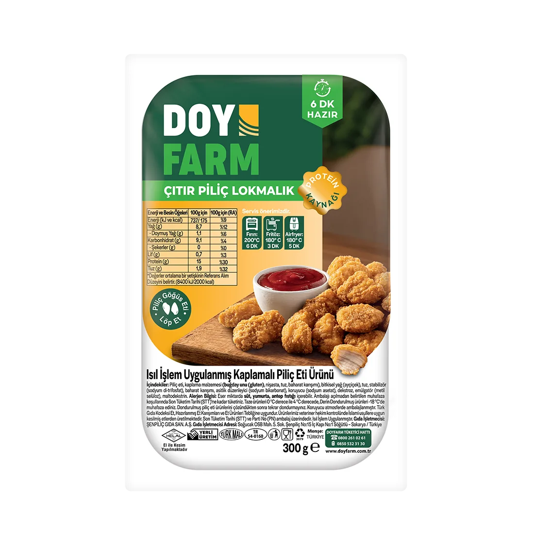 Çıtır Piliç Lokmalık 300gr